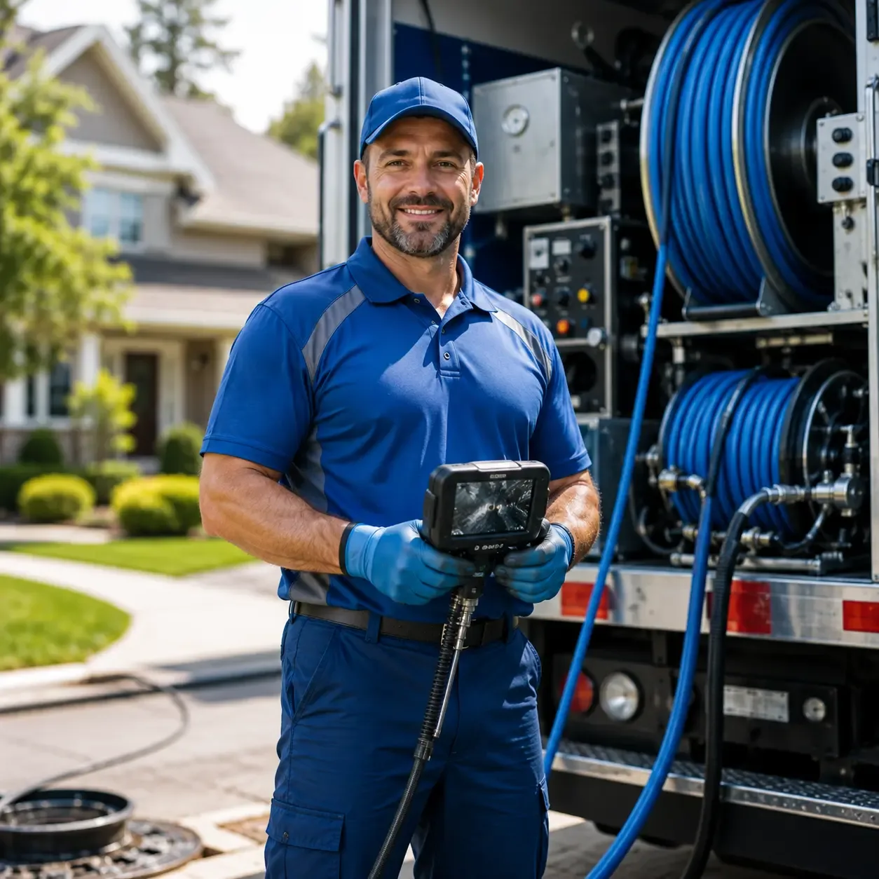 Local outdoor drain cleaning specialists in Peck, MI